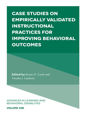 cover image of Case Studies on Empirically Validated Instructional Practices for Improving Behavioral Outcomes